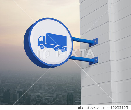 Business transportation service concept, 3D rendering Business transportation service concept, 3D rendering 130053105