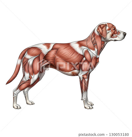 Dog anatomy llustration Dog anatomy llustration 130053180