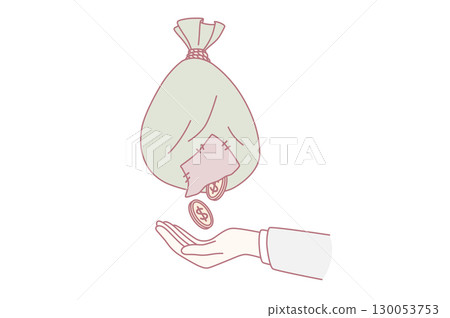 Financial crisis, money lack concept 130053753