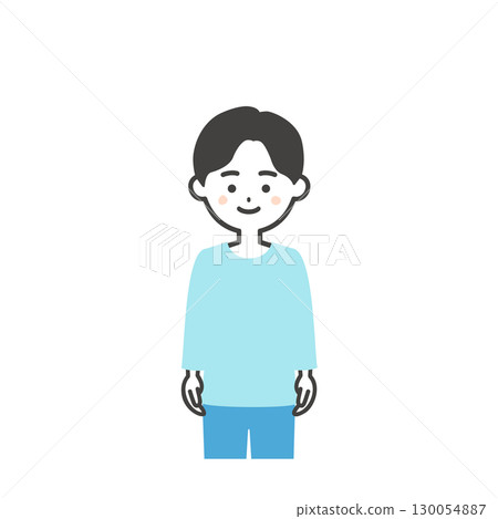 男孩的插圖 130054887