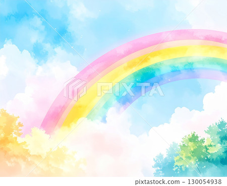 天上飄來夢幻彩虹 天上飄來夢幻彩虹 130054938