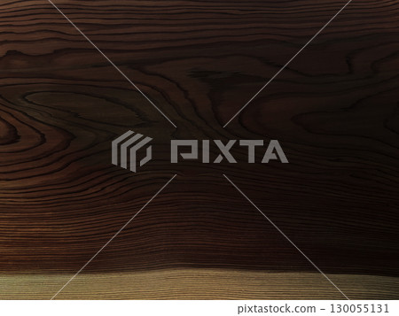 Background image 2 of a dark brown table with beautifully visible wood grain 130055131