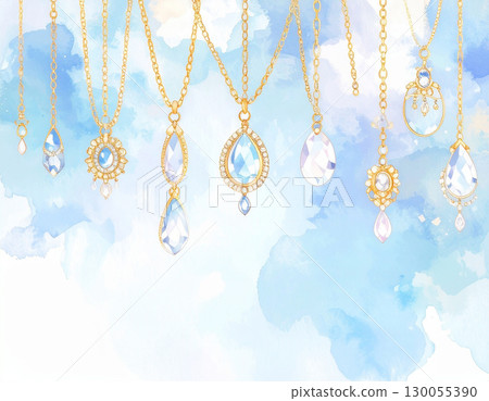 珠寶的閃耀與水彩的溫柔 130055390