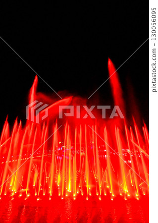 Fugan Canal Kansui Park Summer Fountain Fountain Show 130056095