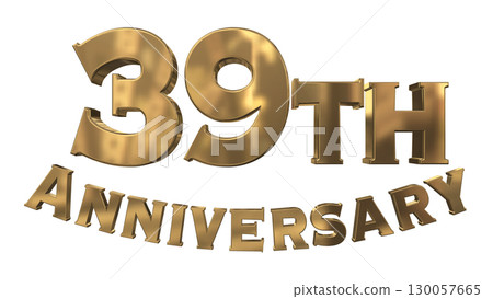 3DCG text "39th Anniversary/39th Anniversary Mark Sparkle" 3DCG text "39th Anniversary/39th Anniversary Mark Sparkle" 130057665