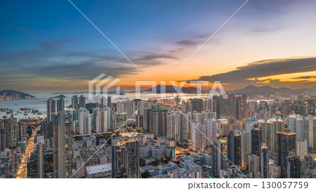 Aug 22 2025 Bustling Cheung Sha Wan in Kowloon Hong Kong 130057759