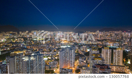 Aug 22 2025 Bustling Cheung Sha Wan in Kowloon Hong Kong 130057768