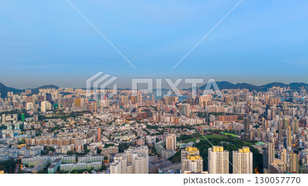 Aug 22 2022 Skyline View of Kowloon Tong Residential District Hong Kong 130057770