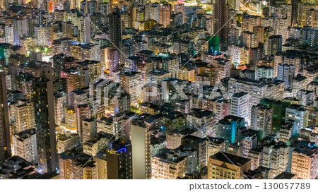 Aug 22 2025 Historic Tong Lau Buildings in Sham Shui Po Hong Kong 130057789