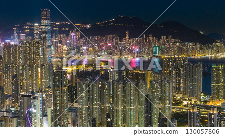 Aug 22 2025 Modern Skyline of West Kowloon Cultural District Hong Kong Aug 22 2025 Modern Skyline of West Kowloon Cultural District Hong Kong 130057806