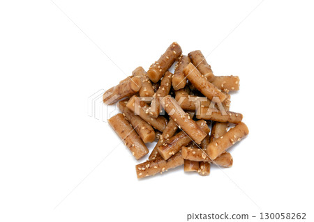 牛蒡根[白色背景，剪貼畫] 130058262