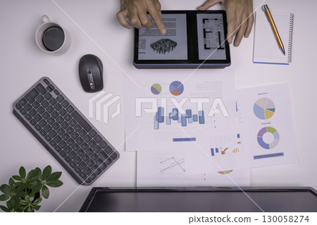 Work desk for working from home 130058274