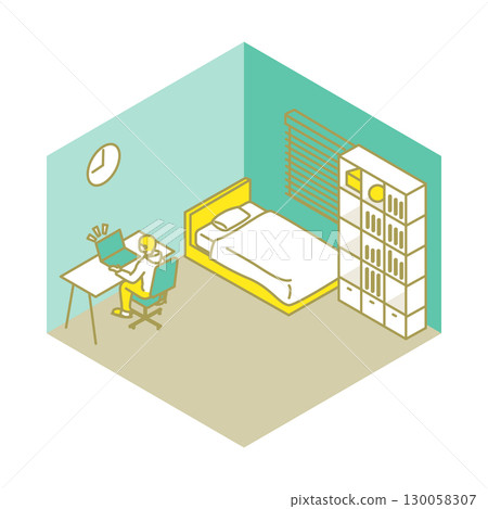 有趣的宿舍生活插畫 130058307