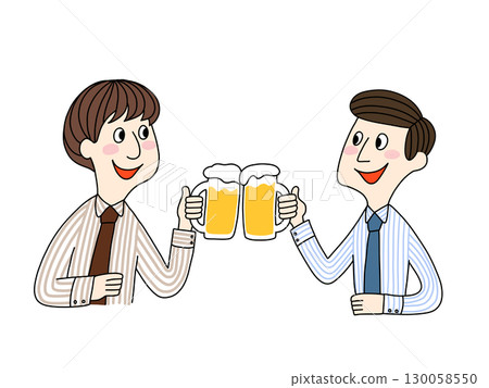 上班族用生啤酒敬酒 上班族用生啤酒敬酒 130058550