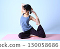 Yoga exercise female image 130058686
