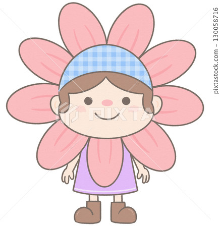 Cute Sweet Fairy Garden Little Daisy Girl Cute Sweet Fairy Garden Little Daisy Girl 130058716