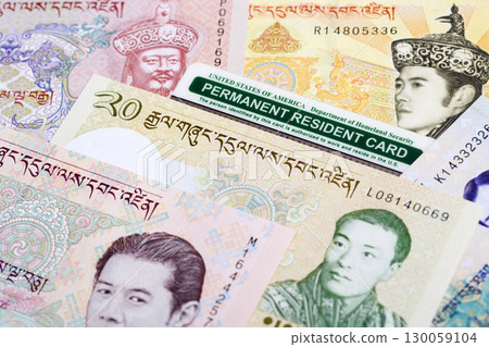 American Permanent Resident Card on Bhutanese Ngultrum American Permanent Resident Card on Bhutanese Ngultrum 130059104