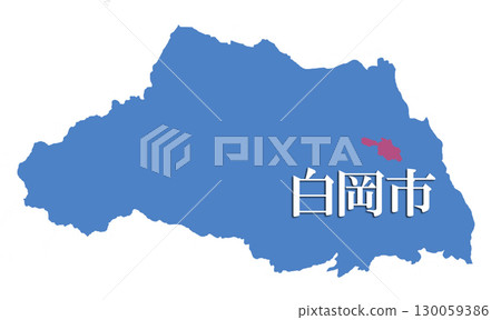 Saitama Prefecture Shiraoka City Map Japan Map Saitama Prefecture Shiraoka City Map Japan Map 130059386