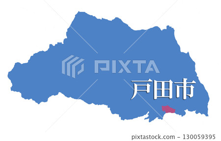 埼玉縣戶田市地圖日本地圖 埼玉縣戶田市地圖日本地圖 130059395