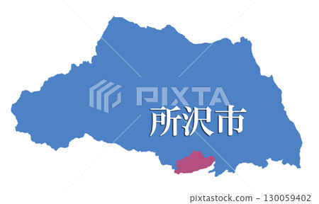 Saitama Prefecture Tokorozawa City Map Japan Map 130059402