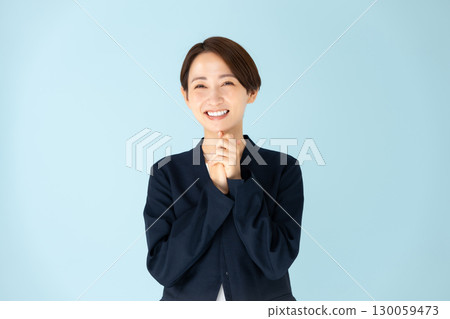 Female business portrait happy 130059473