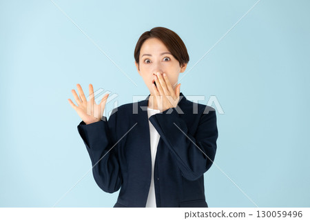 Woman business portrait surprised Woman business portrait surprised 130059496