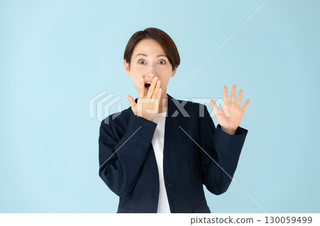 Woman business portrait surprised Woman business portrait surprised 130059499