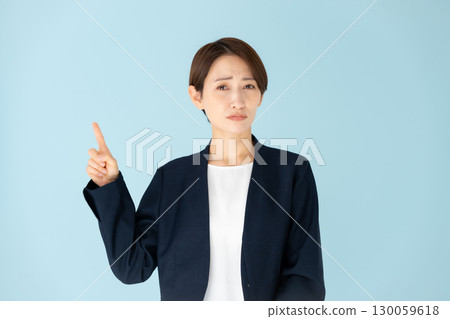 Female business portrait pointing 130059618