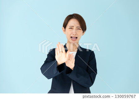 Female business portrait refusal Female business portrait refusal 130059767