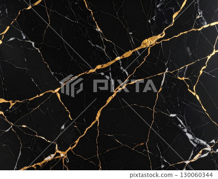 奢華的黑色大理石背景材料 130060344