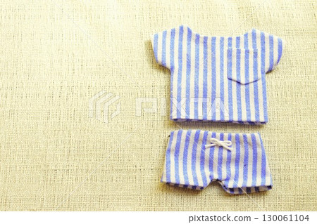 Plush clothes: Striped pajamas 130061104