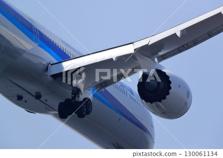 Takeoff and landing of an airliner 130061134