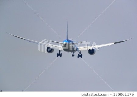 Takeoff and landing of an airliner 130061179