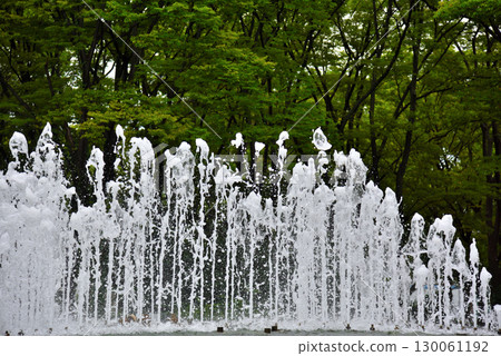 Aichi Prefecture: Fountain at Fukiage Park, Chikusa Ward, Nagoya City Aichi Prefecture: Fountain at Fukiage Park, Chikusa Ward, Nagoya City 130061192