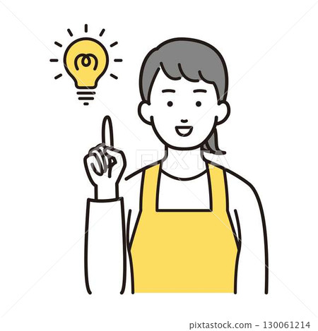 鼓舞人心的家庭主婦插畫 130061214