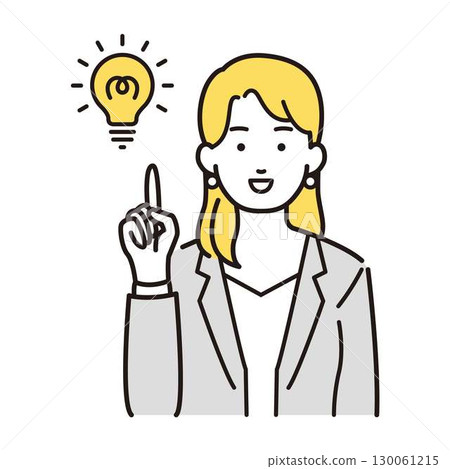 Inspirational businesswoman illustration 130061215