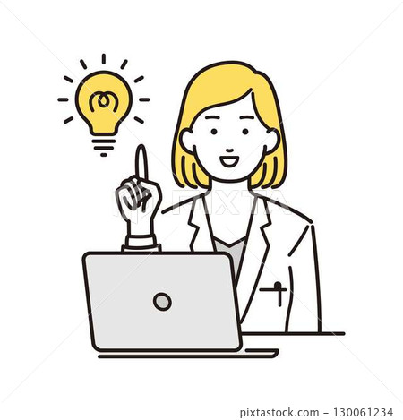 鼓舞人心的女醫生插畫 130061234