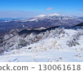 從湯之丸山眺望冬季的什葉派山和貓嶽山 130061618