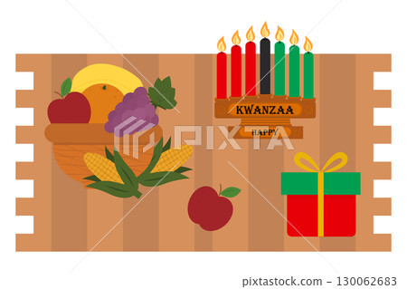 Kwanzaa still life with fruits Kwanzaa still life with fruits 130062683