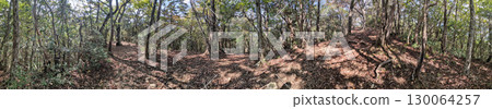 Panoramic photo of the summit of Ishuyama in the Misaka Mountains Panoramic photo of the summit of Ishuyama in the Misaka Mountains 130064257
