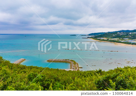 Landscape of Cape Chinen in Okinawa, Japan 130064814