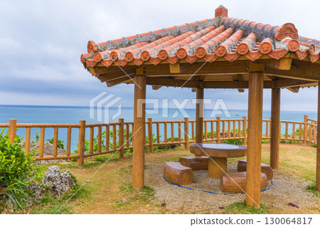 Landscape of Cape Chinen in Okinawa, Japan 130064817