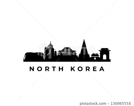 Vector North Korea skyline. 130065558