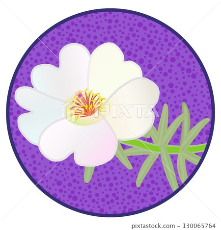 Illustration of a pine needle peony 130065764