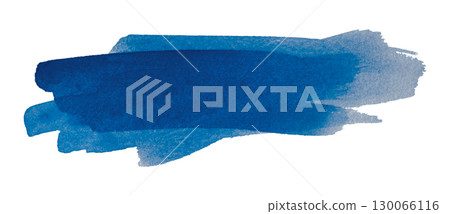 blue watercolor background. Artistic hand paint. Isolated on transparent background. blue watercolor background. Artistic hand paint. Isolated on transparent background. 130066116