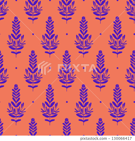 Vector seamless traditional Indian paisley pattern. Digital textile design Beautiful ethnic style. Damask colorful seamless pattern for fabric. Vector seamless traditional Indian paisley pattern. Digital textile design Beautiful ethnic style. Damask colorful seamless pattern for fabric. 130066417