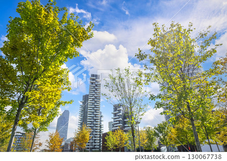 Autumn in downtown Autumn in downtown 130067738