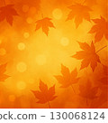 Autumn blur background illustration with falling leaves 130068124