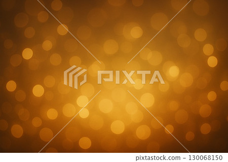Golden sparkling soft bokeh background 130068150