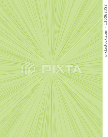 Yellow-green concentrated line background 130068358